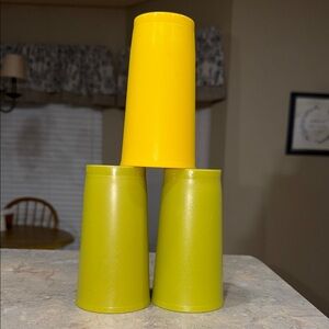 Vintage Tupperware Tumblers Circa 1970